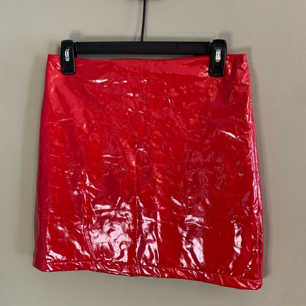 SHEIN Red Pencil Mini Skirt for Night Out